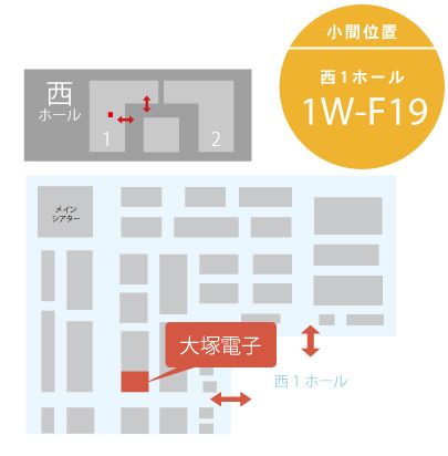 出展ブース「西1ホール 1W-F19」